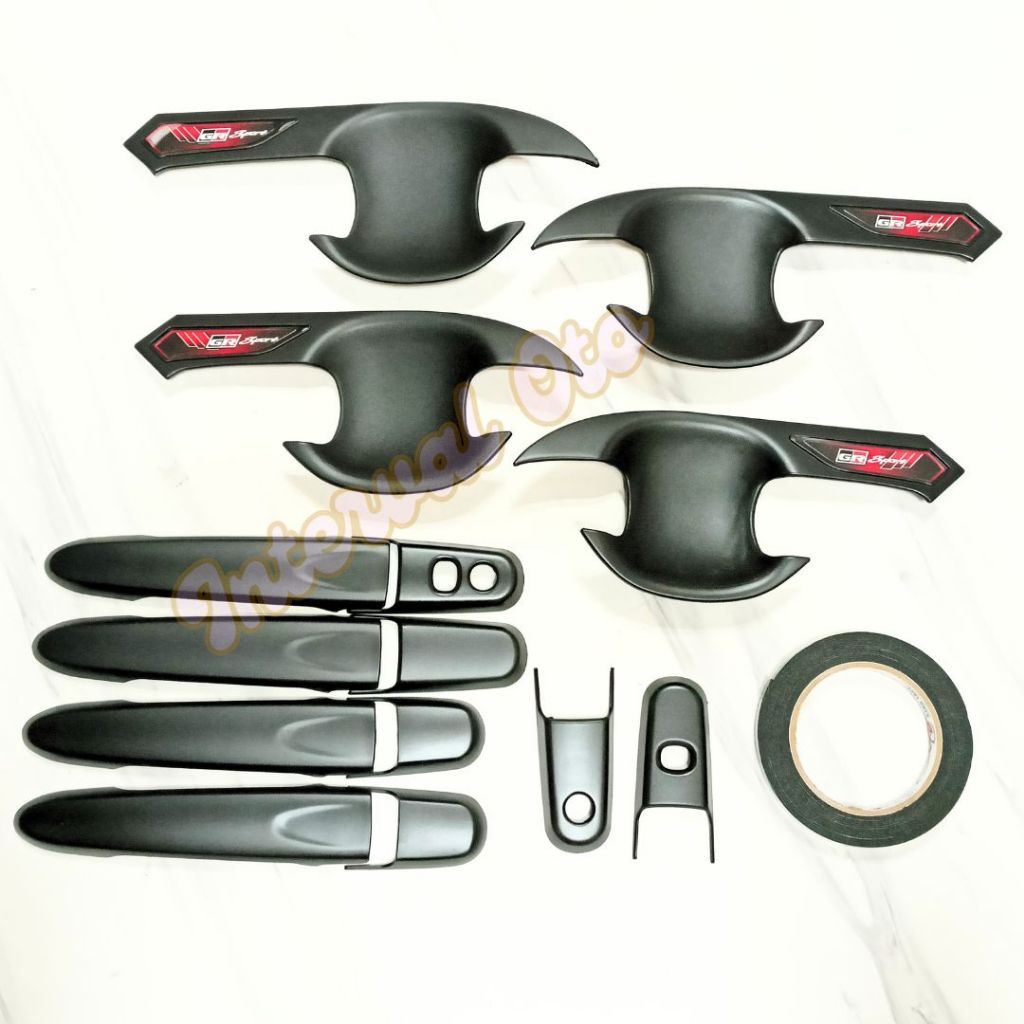 Paket Outer Handle Pegangan Pintu Mobil Rush 2018-2023 GR Sport Hitam
