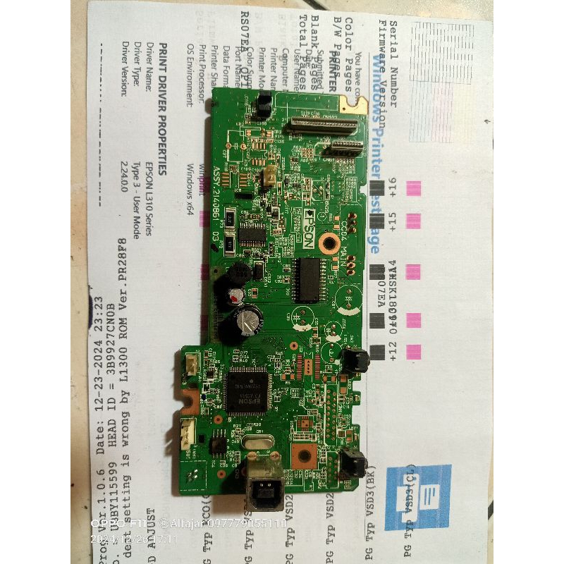Main Board Epson L310 / Mainboard Epson L310 / Mainboard L310