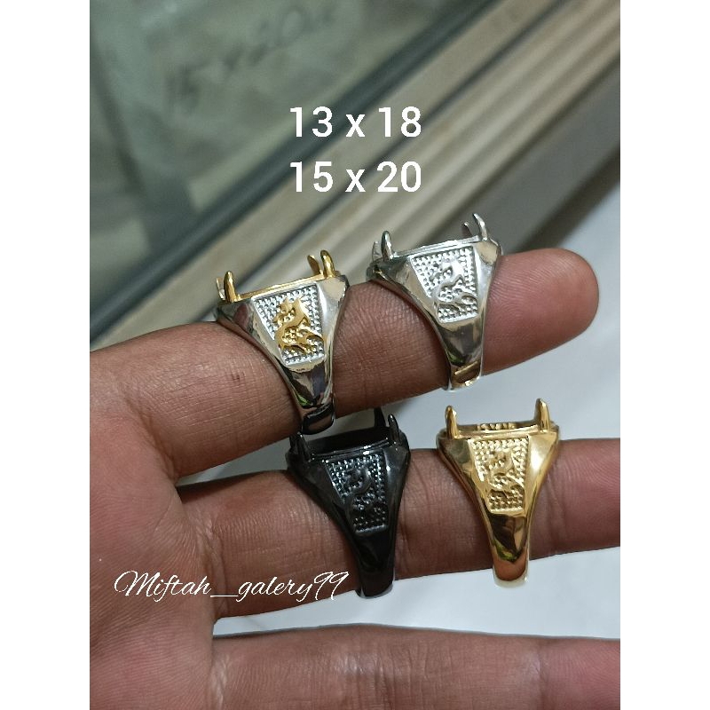 Emban cincin titanium super 13x18 15x20