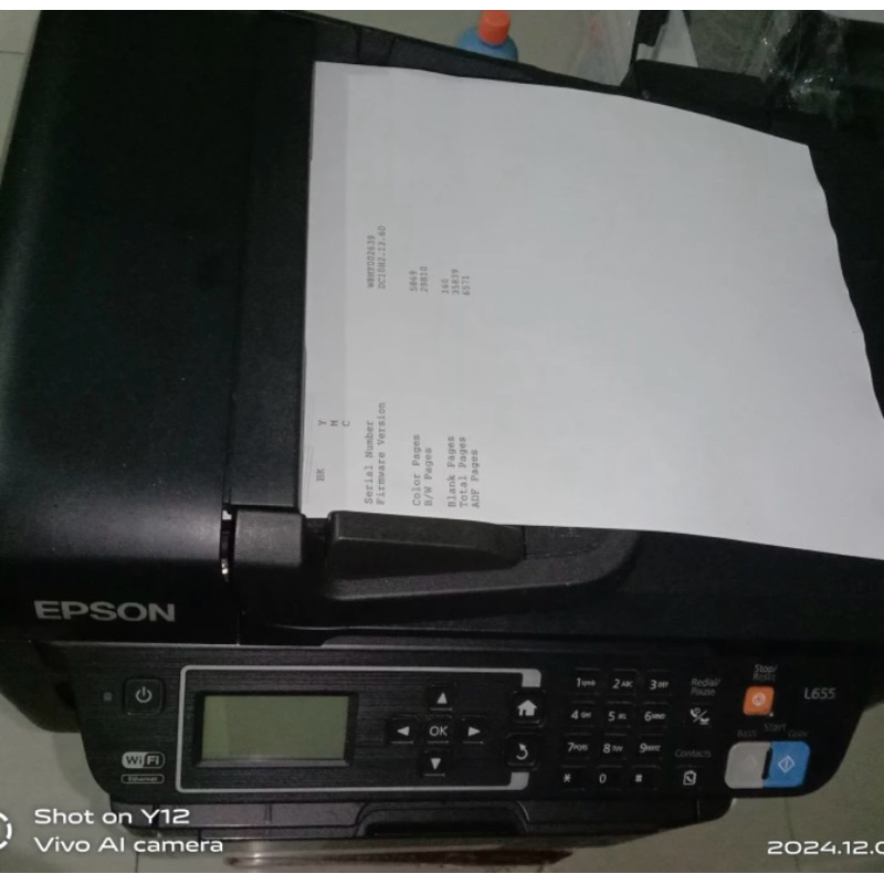 Printer Epson l655 Print Scan Copy Adf F4 wifi