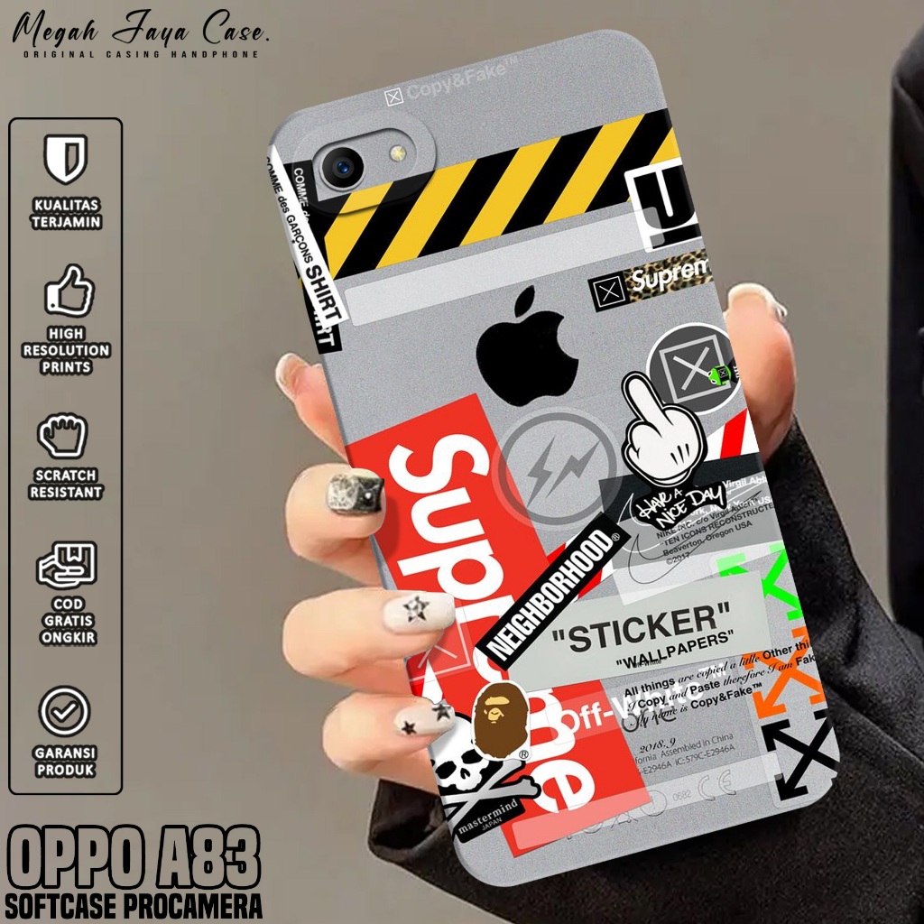 Case Hp Oppo A83 - Softcase Oppo A83 Motif BA - Casing Oppo A83 - Silikon Hp Oppo A83 - Pelindung Hp