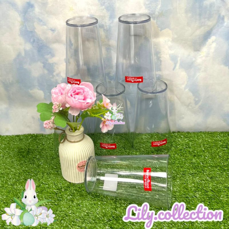LILYCOLLECTION PROMO GELAS BENING 500ML 12PCS / GELAS BENING BPA FREE / GELAS MIKA / GELAS AKRILIK T