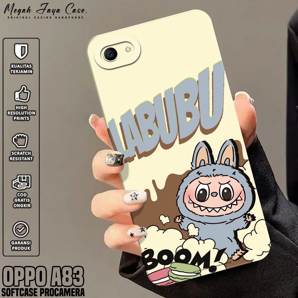 Case Hp Oppo A83 - Softcase Oppo A83 Motif labubu - Casing Oppo A83 - Silikon Hp Oppo A83 - Pelindun