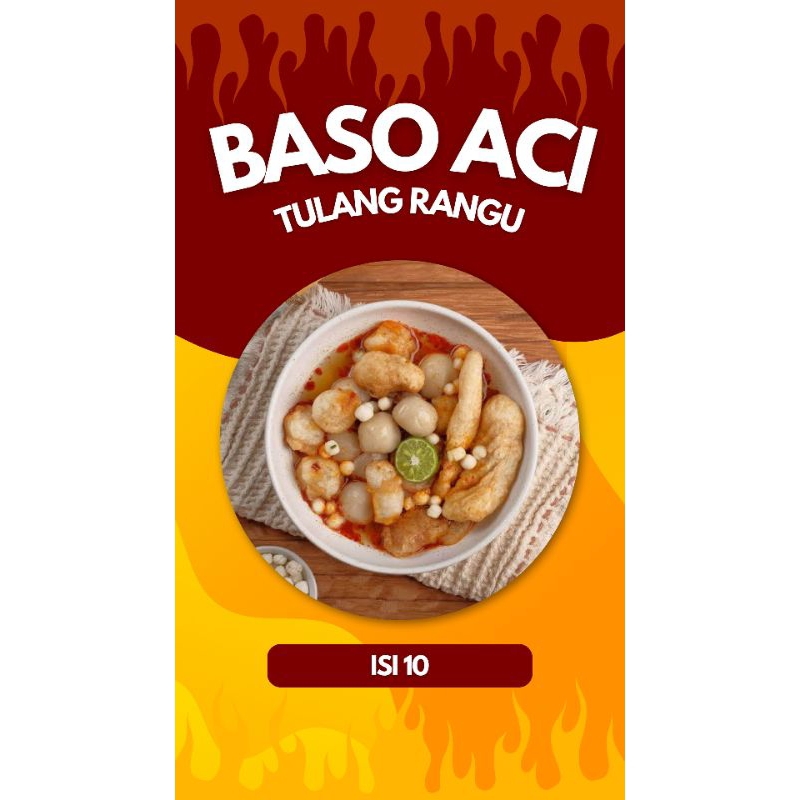 

promo baso aci isi tulang rangu