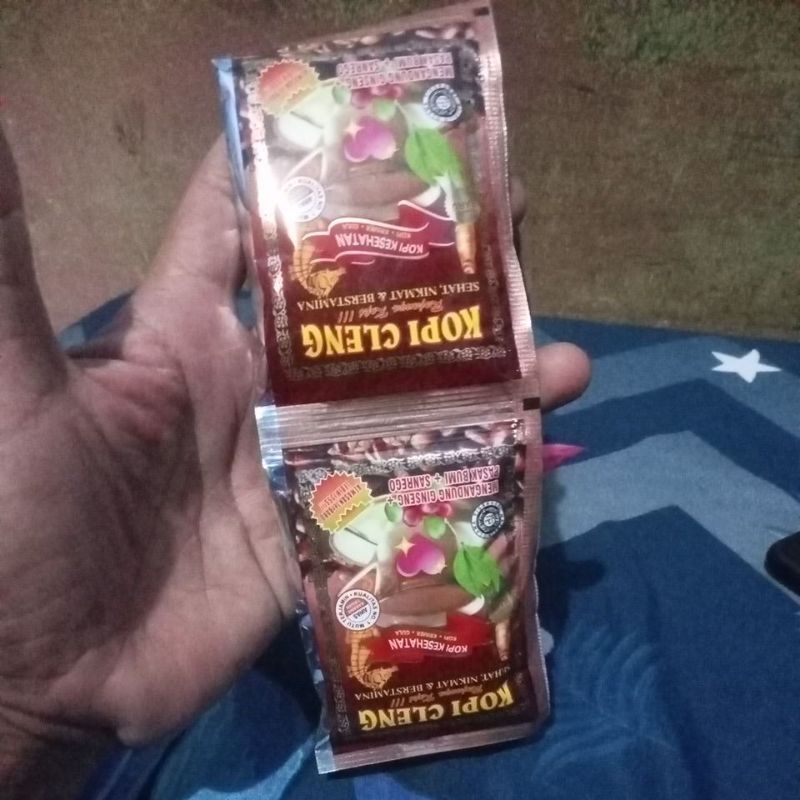 

isi 10 sachet kopi jawa cling