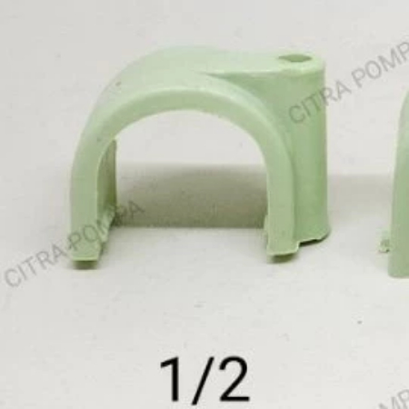 Klem pipa Air 1/2" klem PVC penjepit pipa 1/2 inch