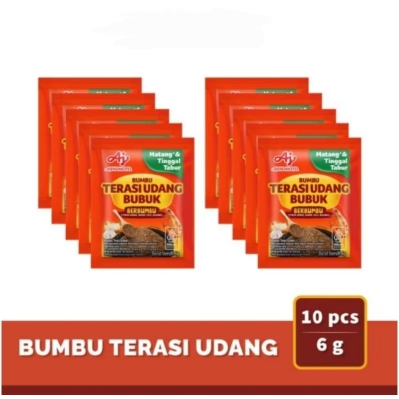 

Ajinomoto Bumbu Terasi Udang Bubuk 10x6g