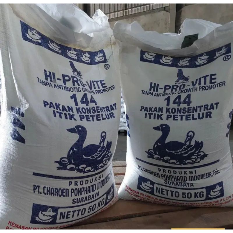 Konsentrat Itik hi pro vite 144 itik petelur pakan unggas