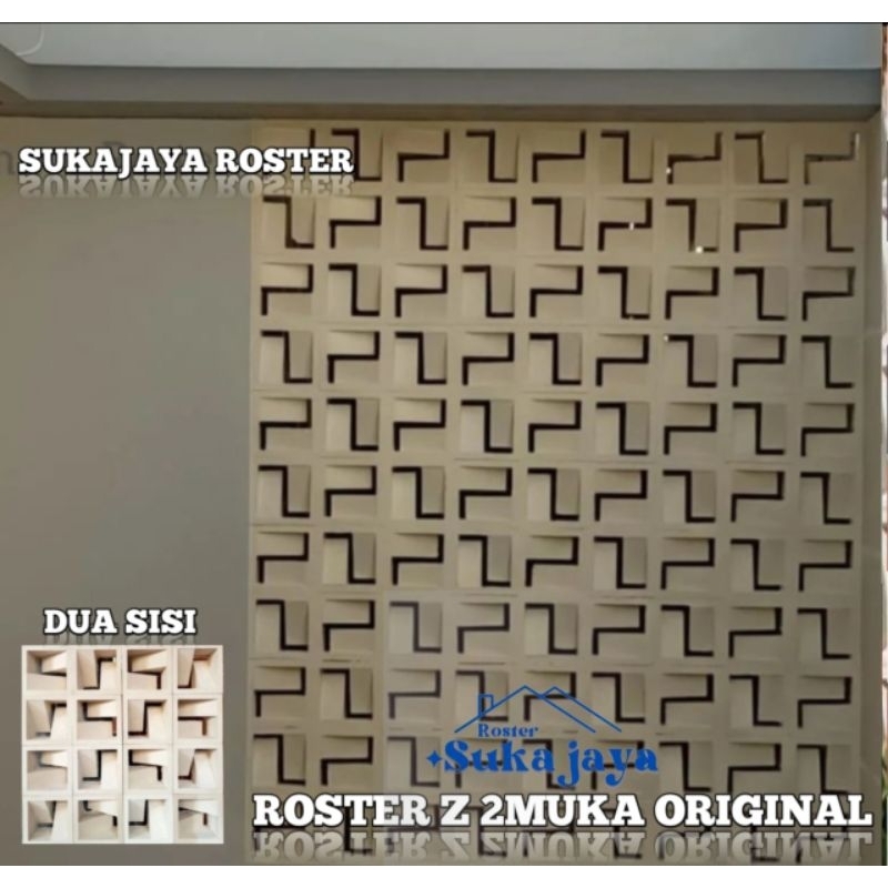 Roster beton (2MUKA/2SISI) /Roster Beton Minimalis/Roster Minimalis/roster 2muka/roster z