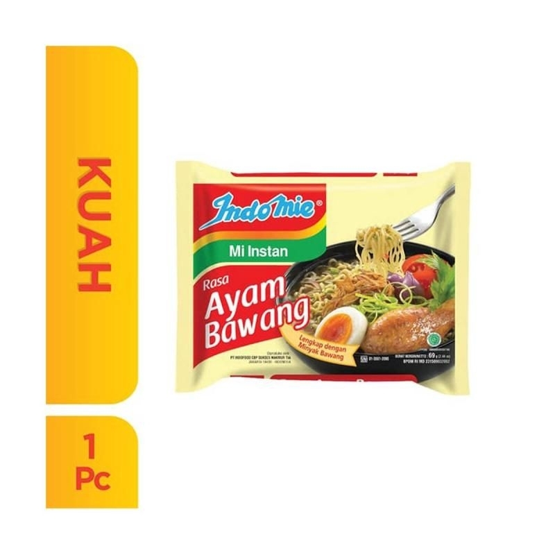 

Indomie Ayam Bawang Mie Instan ( 69 g / 1 pcs)
