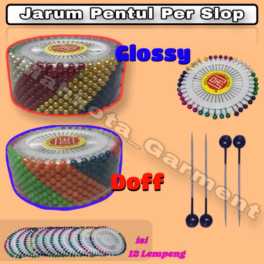 1 Slop | Jarum Pentul Hight Quality | Jarum Pola Jahit | jarum pentul hijab | jarum pentul stainless