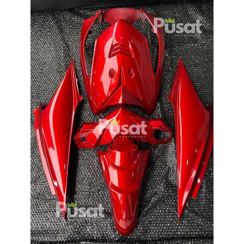 COVER FULL BODY HALUS HONDA BEAT KARBU 2008-2012 WARNA MERAH CANDY/CANDY RED (CAT CUSTOM)