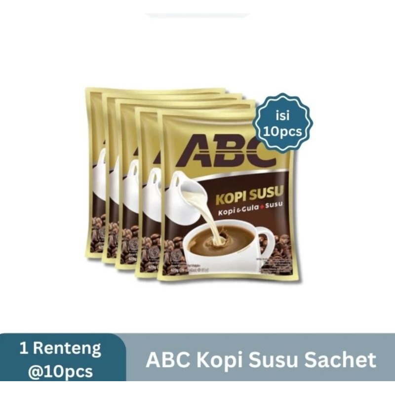 

ABC Kopi susu 1renteng @10 sachet