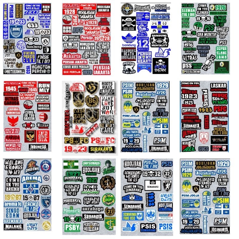 

STIKER PACK SUPORTER PERSIB,PERSIJA,AREMA,PERSEBAYA,PERSIS,PSS,PSIS,PSIM,PERSITA,PERSIKABO,PERSIK,TIMNAS,PSM,PERSELA