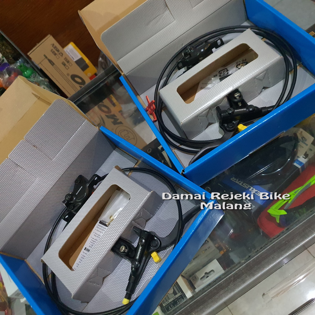 Rem hidrolik - Brake set hidrolik Shimano Deore M4100 - MT410 untuk sepeda