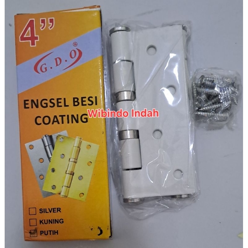 Engsel pintu rumah 4" Gdo besi coating
