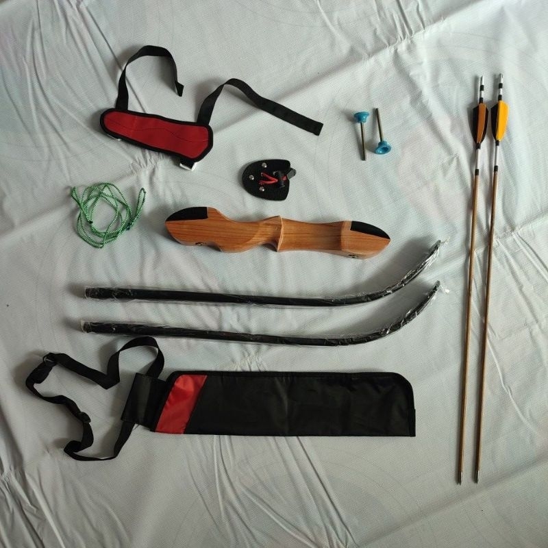 Set Bare Bow Busur Panah Dewasa // Paket Busur Panah Dewasa 01