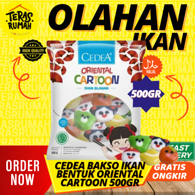

CEDEA - BAKSO IKAN BENTUK KARTUN LUCU ORIENTAL CARTOON 500gr
