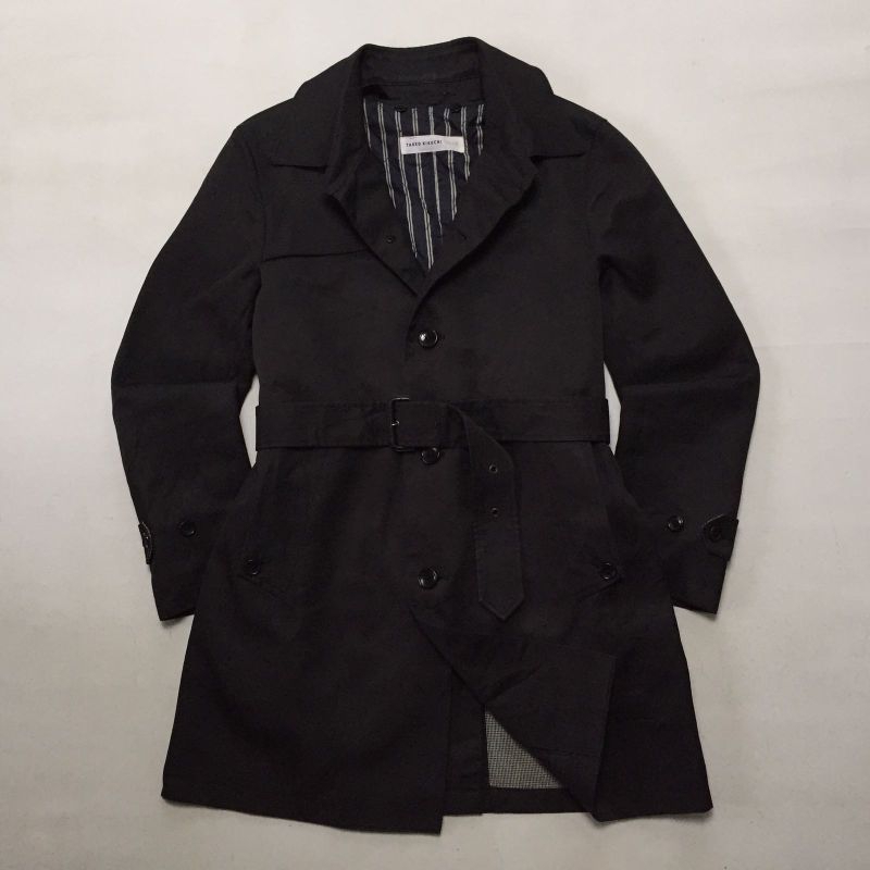 TAKEO KIKUCHI JAPAN TRENCH COAT KATUN JACKET