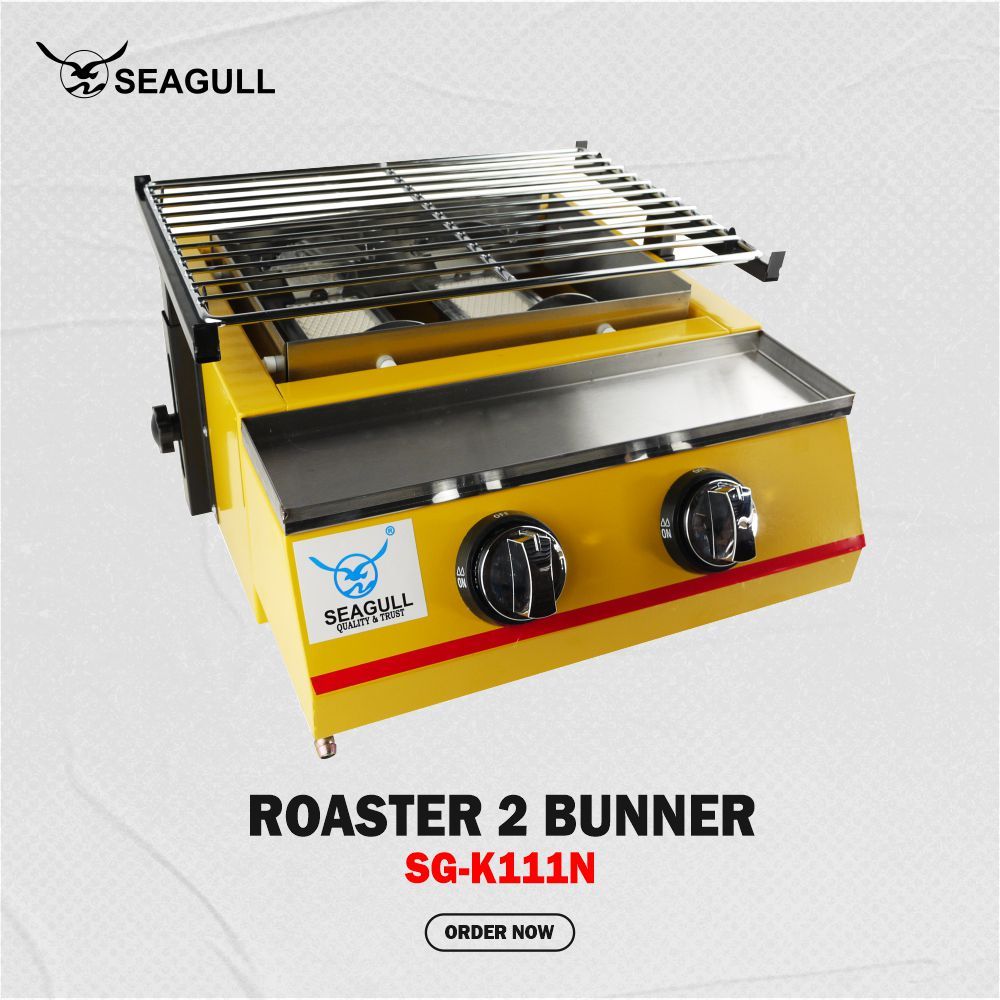 SEAGULL Roaster SG-K111N Kompor Gas Pemanggang 2 Tungku