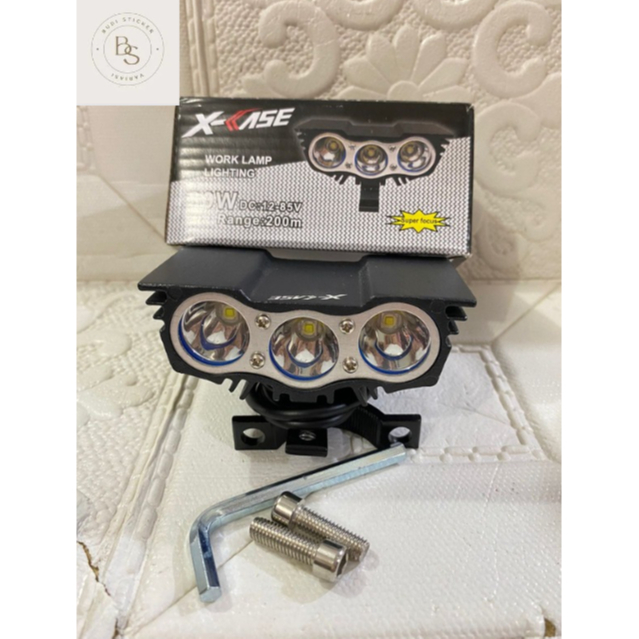 LAMPU TEMBAK OWL 3 MATA X CASE TERMURAH TERLARIS