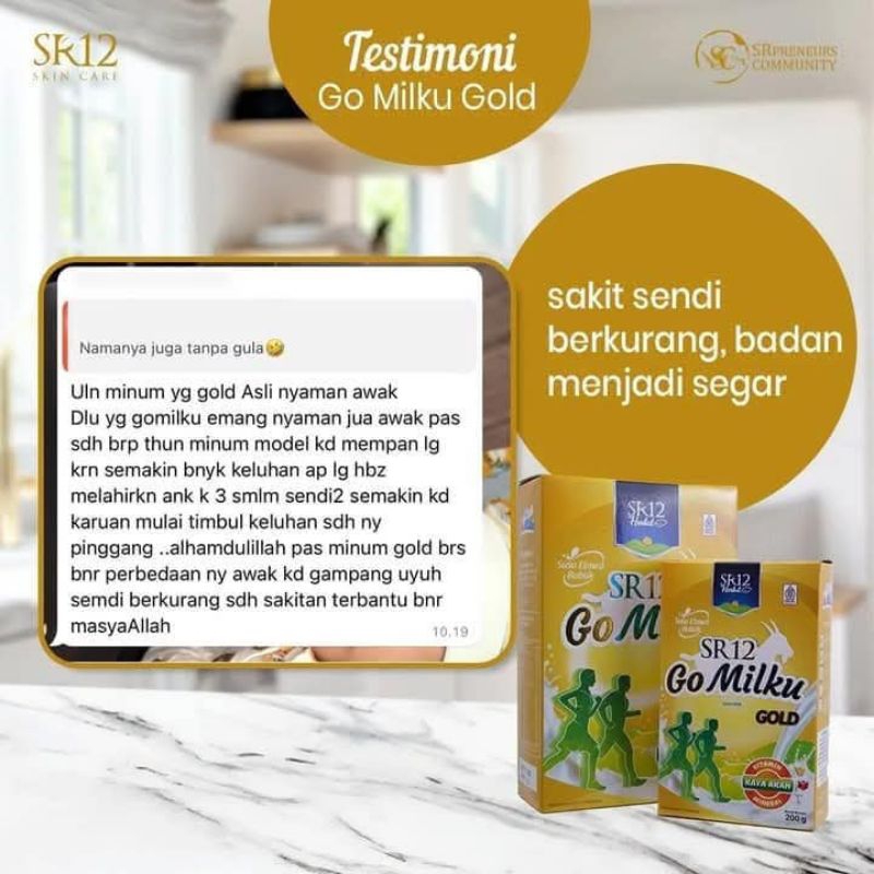 

Susu kambing etawa Gomilku Gold SR12