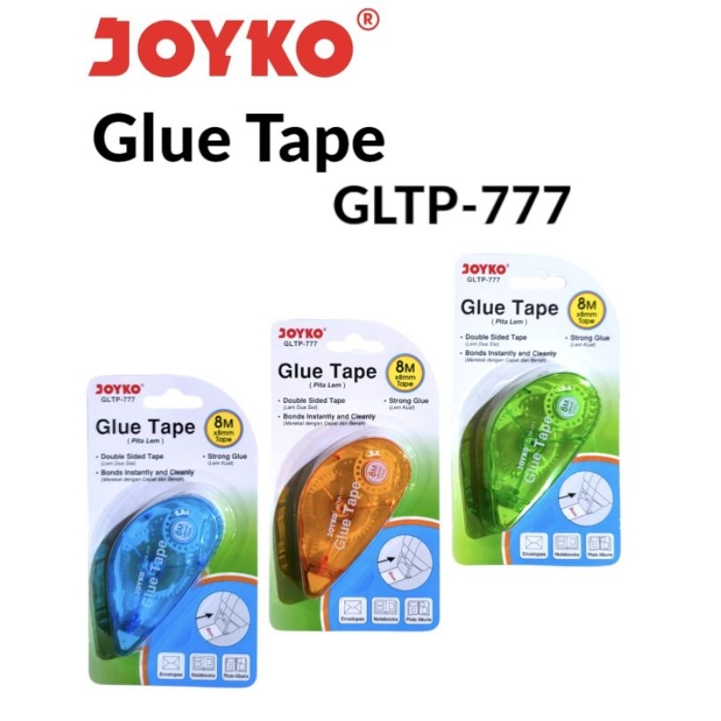 

GLUE TAPE LEM PITA DUA SISI DOUBLE SIDE TAPE ROLL JOYKO