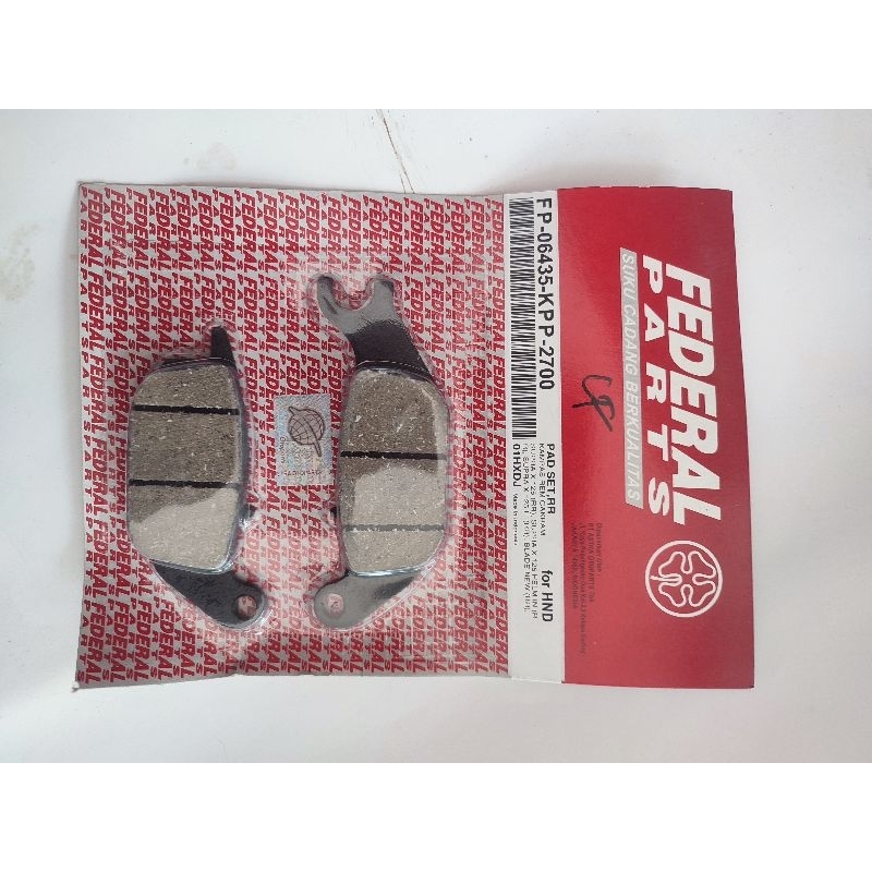 Dispad Belakang Blade 125, Supra x 125 Federal parts