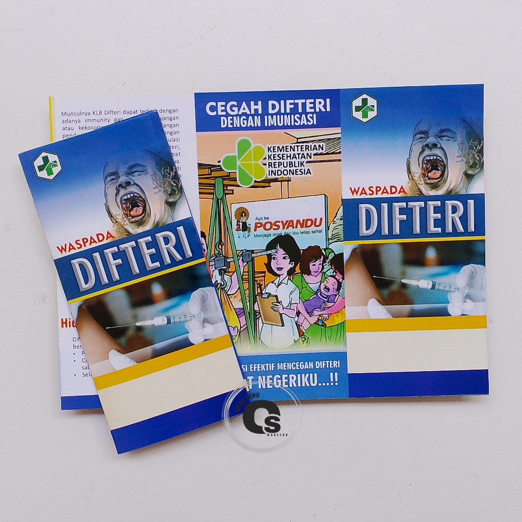 

Leaflet Waspad Difteri - Penularan Difteri - Pencegahan Difteri - Brosur Imunisasi