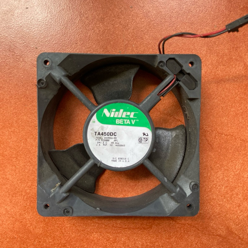 Kipas NIDEC BETA V 12x12 24 Volt / 0,45 Ampere