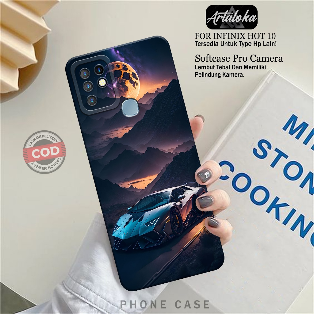 Case Hp Infinix Hot 10 Fashion Case Mobil Softcase Infinix Hot 10 Silikon TPU Pro Camera Casing Infi