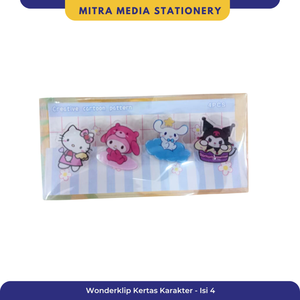 

Klip Akrilik Penjepit Kertas Snack Buku Jepitan Sanrio
