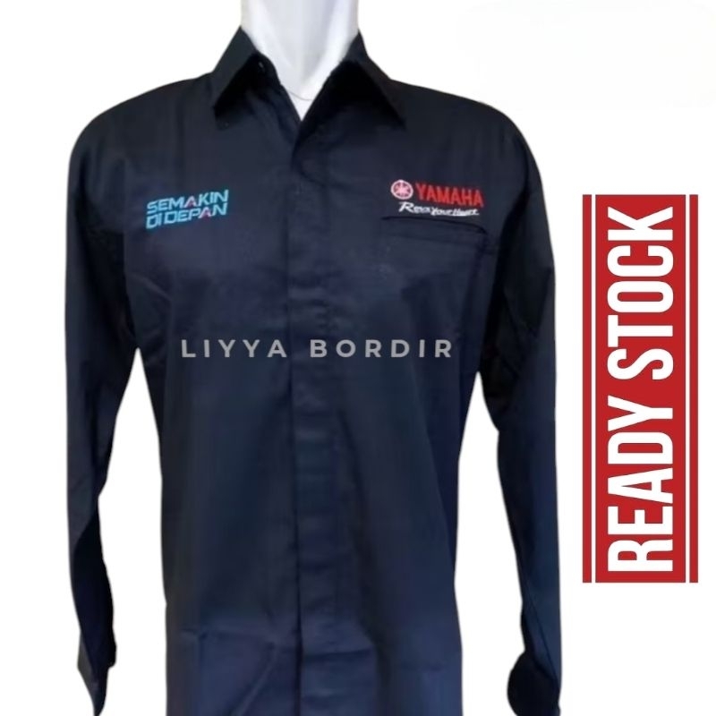 Kemeja Yamaha Seragam Yamaha Semakin Didepan Baju Yamaha Lengan Panjang