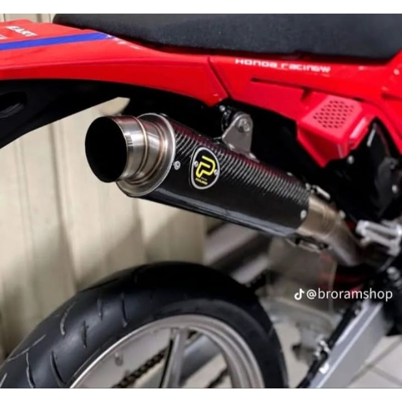 knalpot Pekajaman Muffer Original Jogja Crf Carbon Kolong Atas Kompetisi
