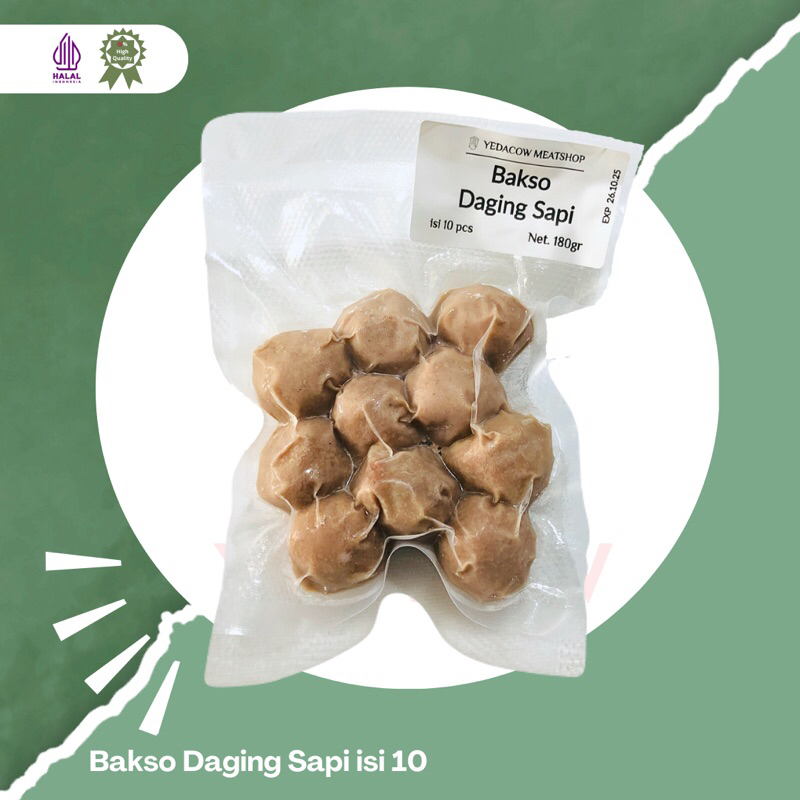 

Bakso Daging Sapi Isi 10 pcs