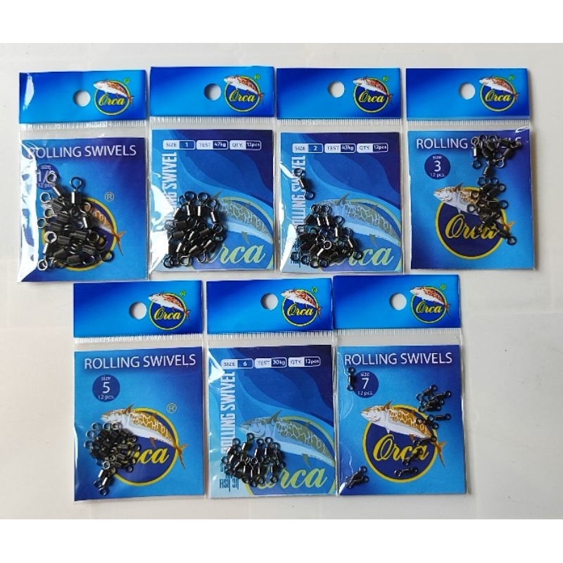 Rolling Swivel Kili Kili ORCA / Swivel pancing kuat bisa COD