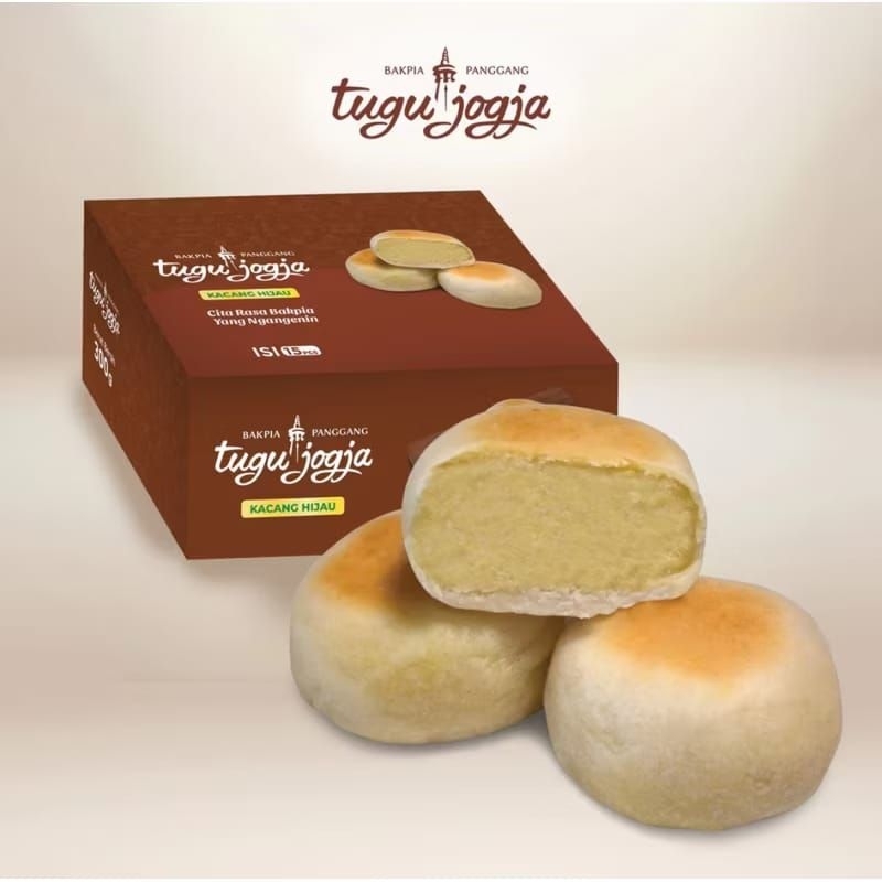 

Bakpia tugu jogja panggang varian kacang hijau