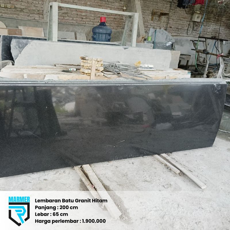 Lembaran Batu Granit Hitam