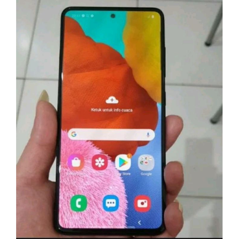 lcd plus frame samsung a51 ori copotan