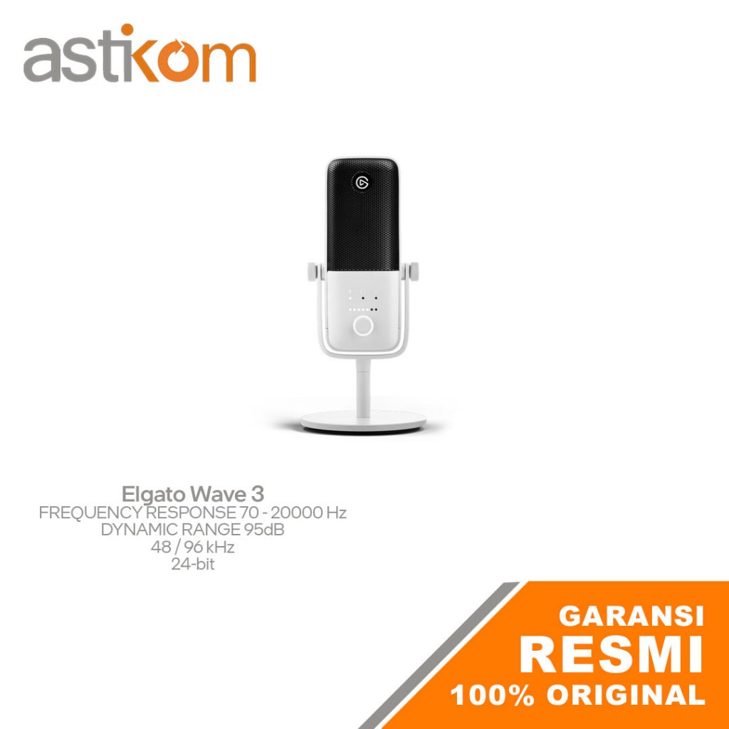 Gaming Microphone Elgato Wave 3 White