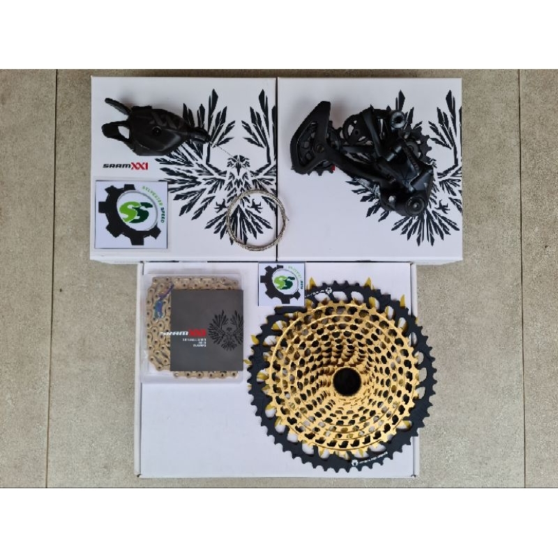 Mini Groupset Sram XX1 Carbon Eagle Lunar 12 speed Sprocket XD Driver