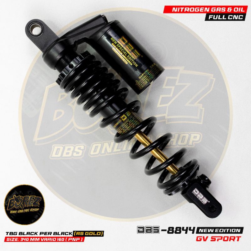 SHOCK DBS 8844 VARIO 160 TINGGI 340MM ASLI DBS BY MGV