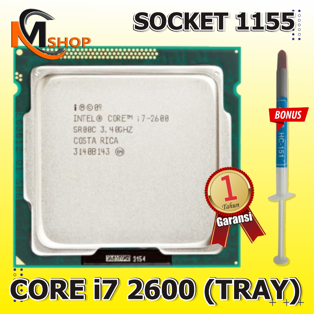 Processor Intel Core i7 2600 3.4 Ghz Socket 1155 Sandy Bridge