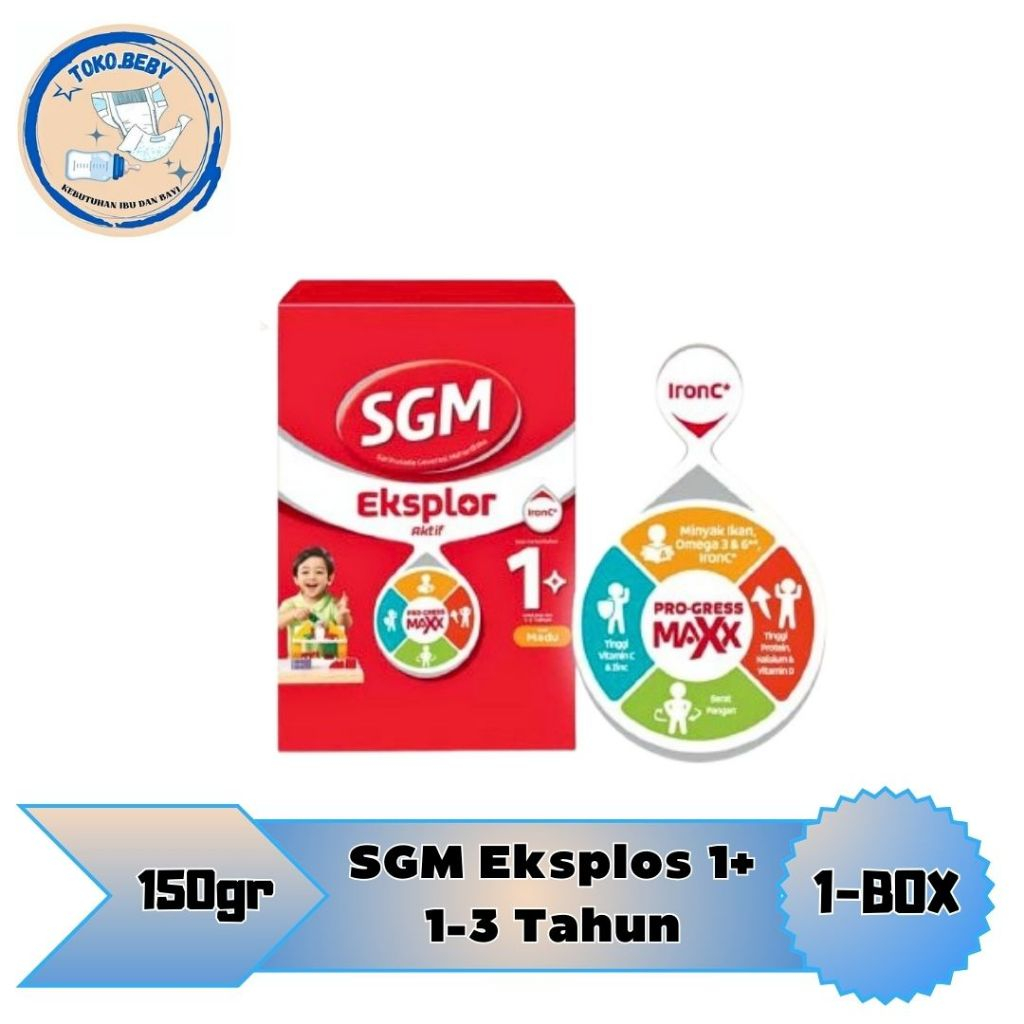 

SGM Eksplor 1+ Madu/Vanila 150g/toko.beby