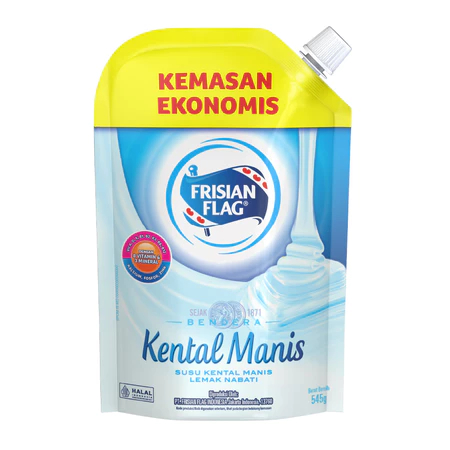 

BENDERA SUSU KENTAL MANIS 545 gr Kemasan Pouch