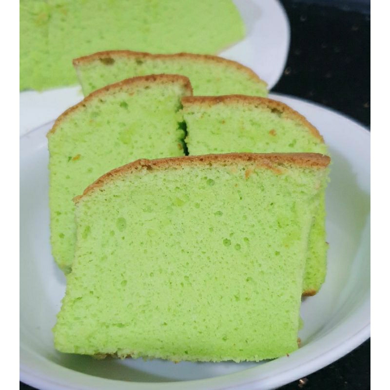 

PANDAN OGURA CAKE / JAPANESE SOFT CAKE