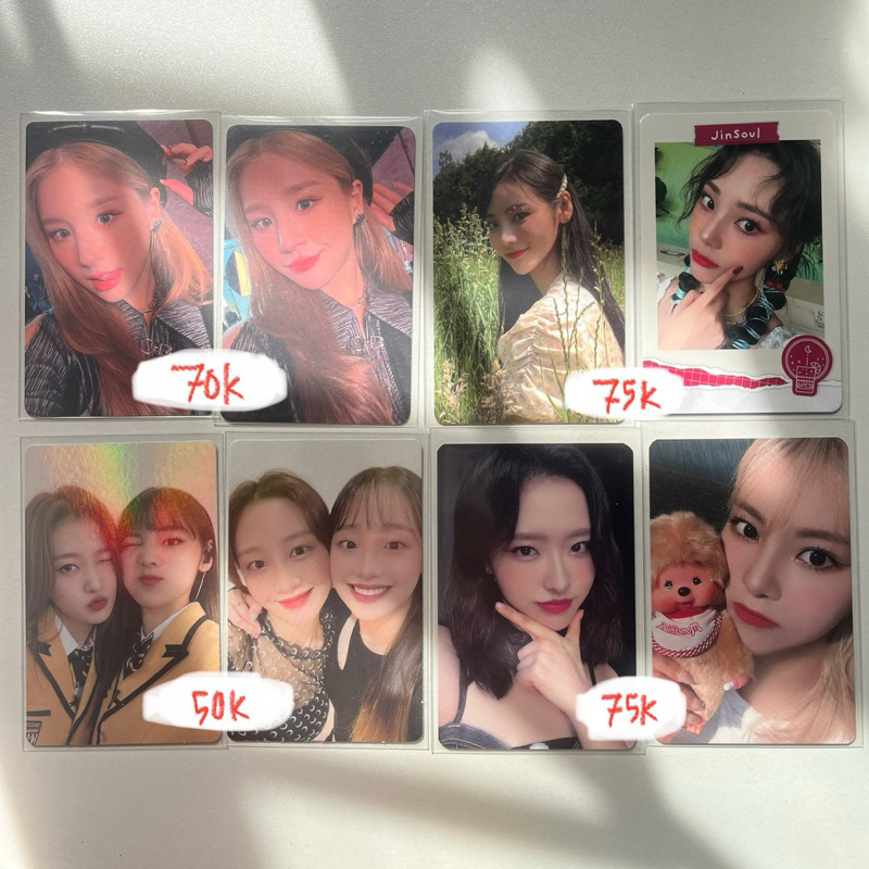 LOONA TRADING CARD TC LOONAVERSE UNIT CHOESOUL CHUUVES POLAROID JINSOUL MONCHICHI