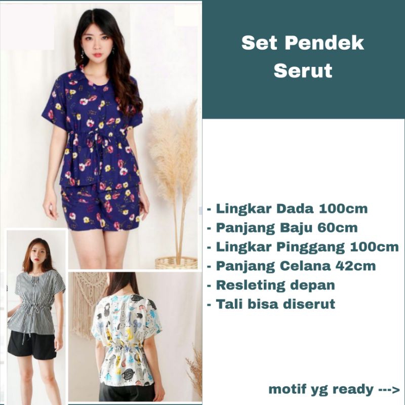 Obral Cuci Gudang || Setelan rayon serut || Daster pendek busui kekinian