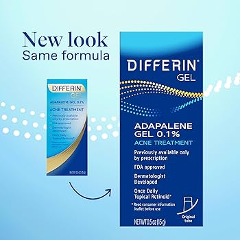 Differin Acne Treatment Gel/Differin Adapalene Gel 0.1% Acne Treatment 15g