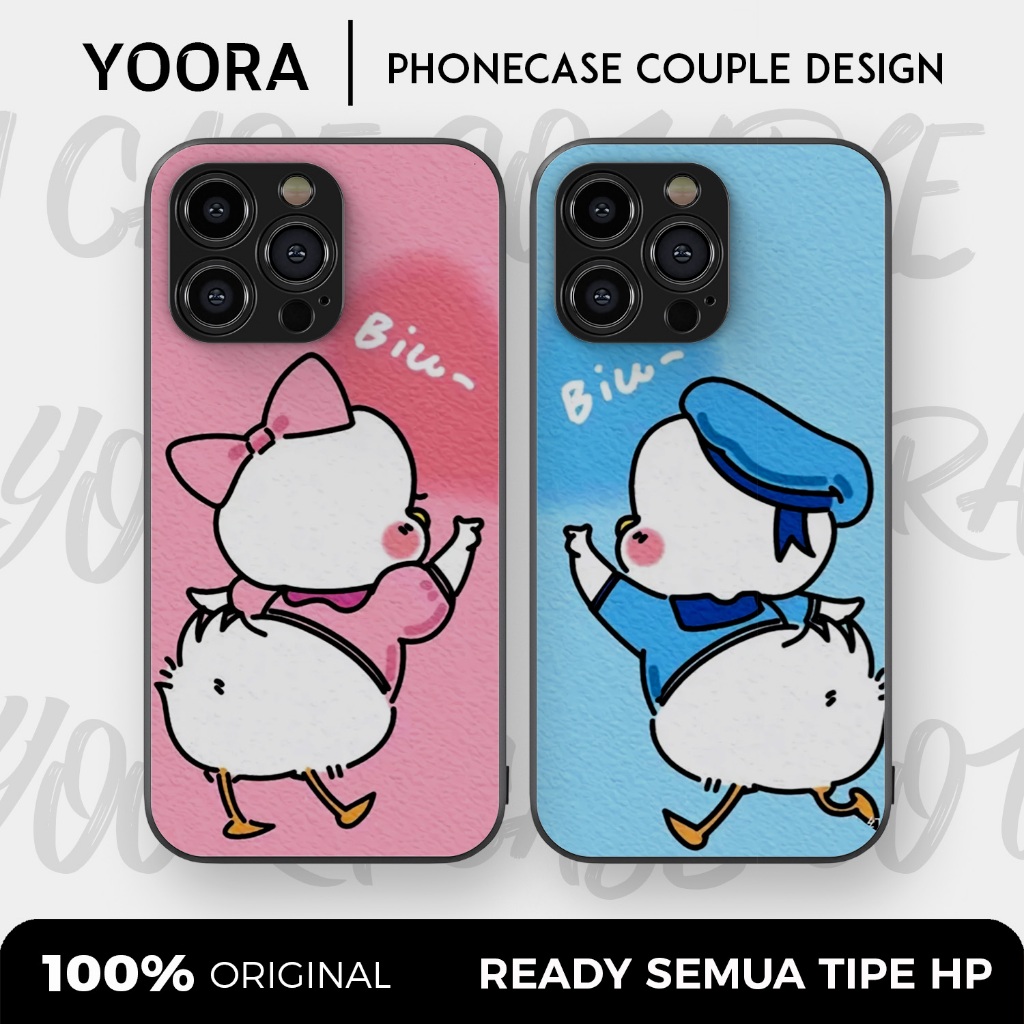 [DD02] Custom Case Couple Donald Duck Daisy Premium Bisa Untuk Semua Tipe Hp